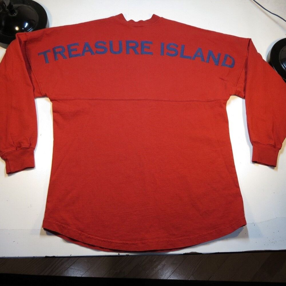 Vintage SPIRIT JERSEY T SHIRT S TREASURE ISLAND CASINO MIRAGE LAS VEGAS HOTEL